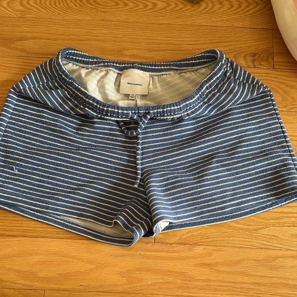 Reformation “Olina” knit shorts